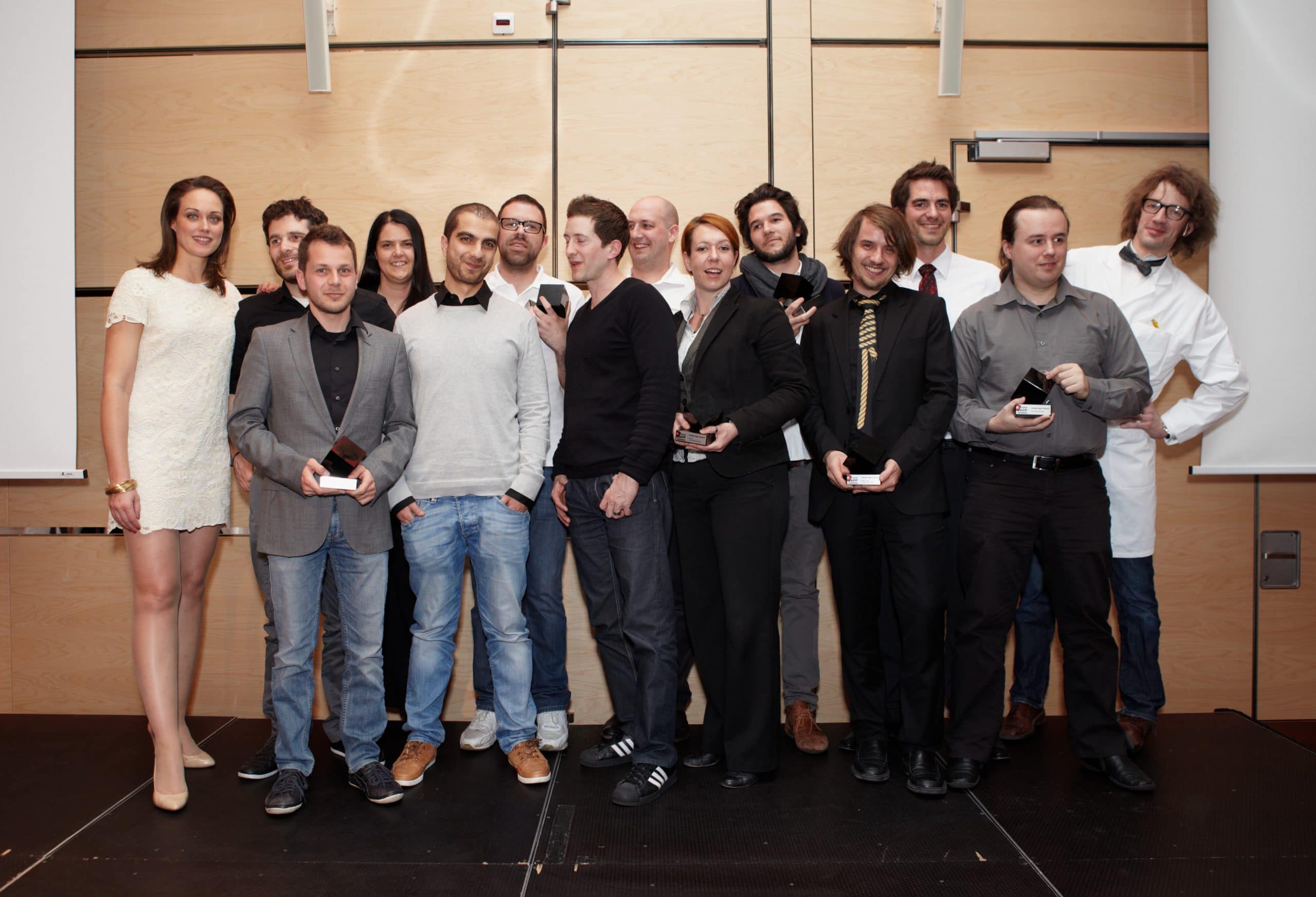 Gbanga with Pilotifant at the Swiss App Awards 2012