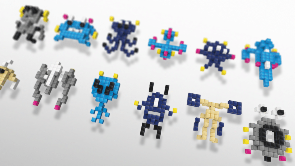 Galaxy Invaders, characters