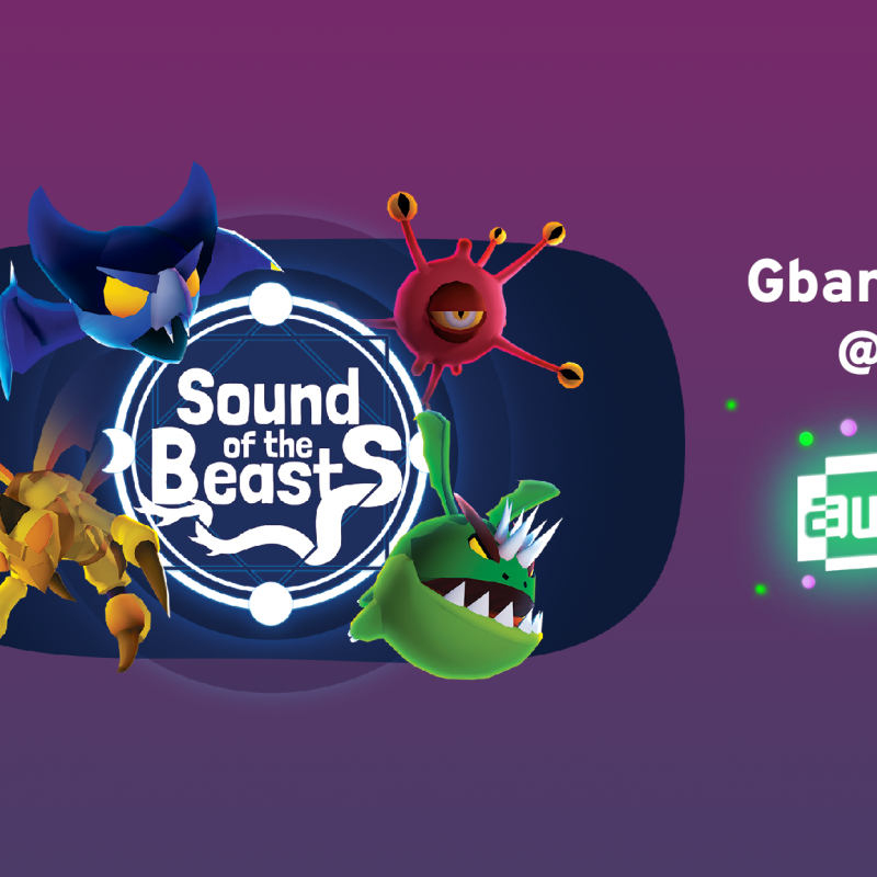 Gamification specialist Gbanga presents locative audio experience «Sound of the Beasts» at mixed-reality conference AWE. Der Gamification-Spezialist Gbanga präsentiert auf der Mixed-Reality-Konferenz AWE das ortsbezogene Hörerlebnis "Sound of the Beasts".